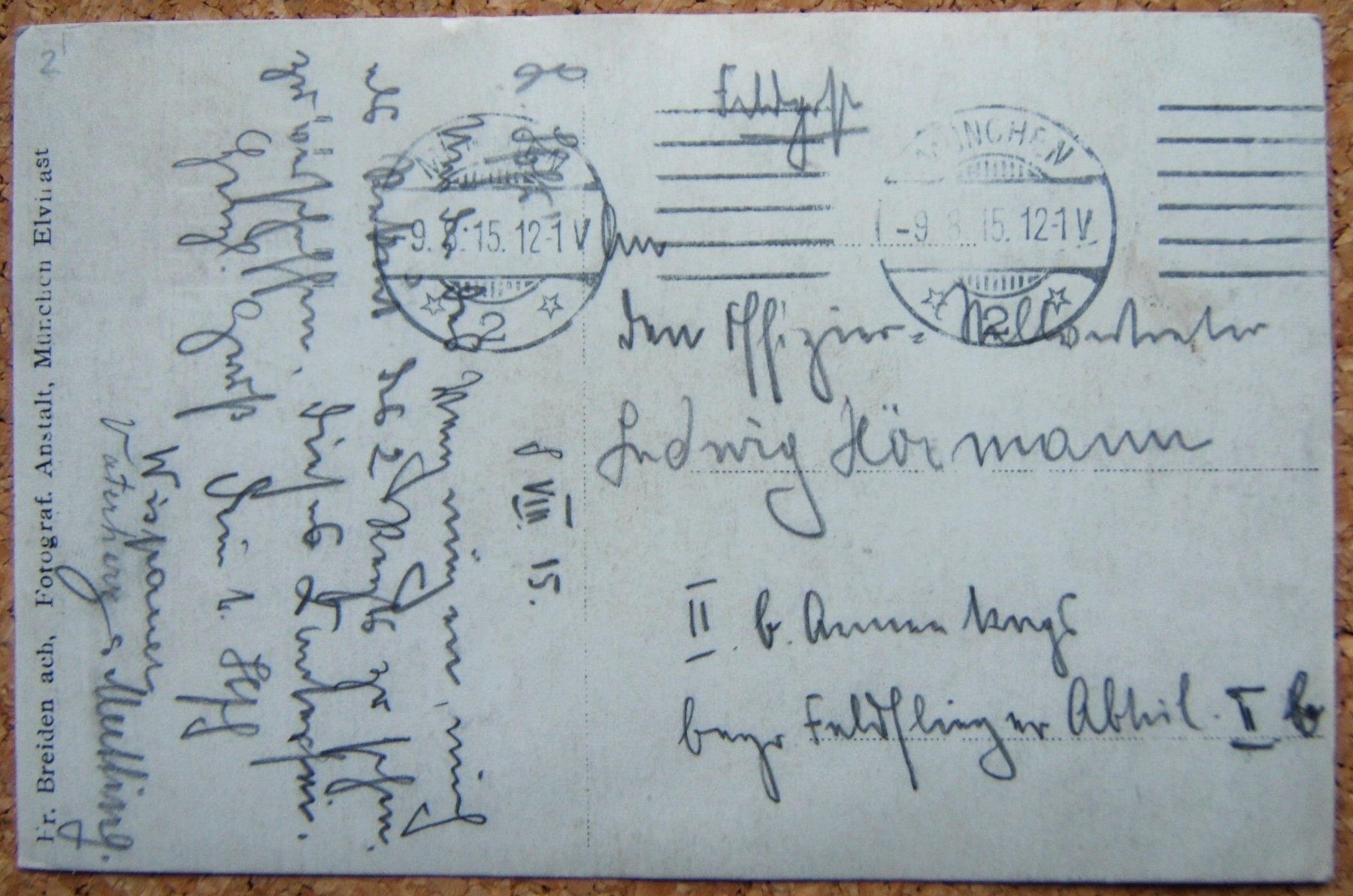 Cartoline postali: FOTO-AK DEUTSCHER SOLDAT 1915 – Usato da Brunnen venduto da Nonne04 1