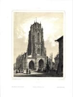 Bern Münster Tonlithographie von Deroy