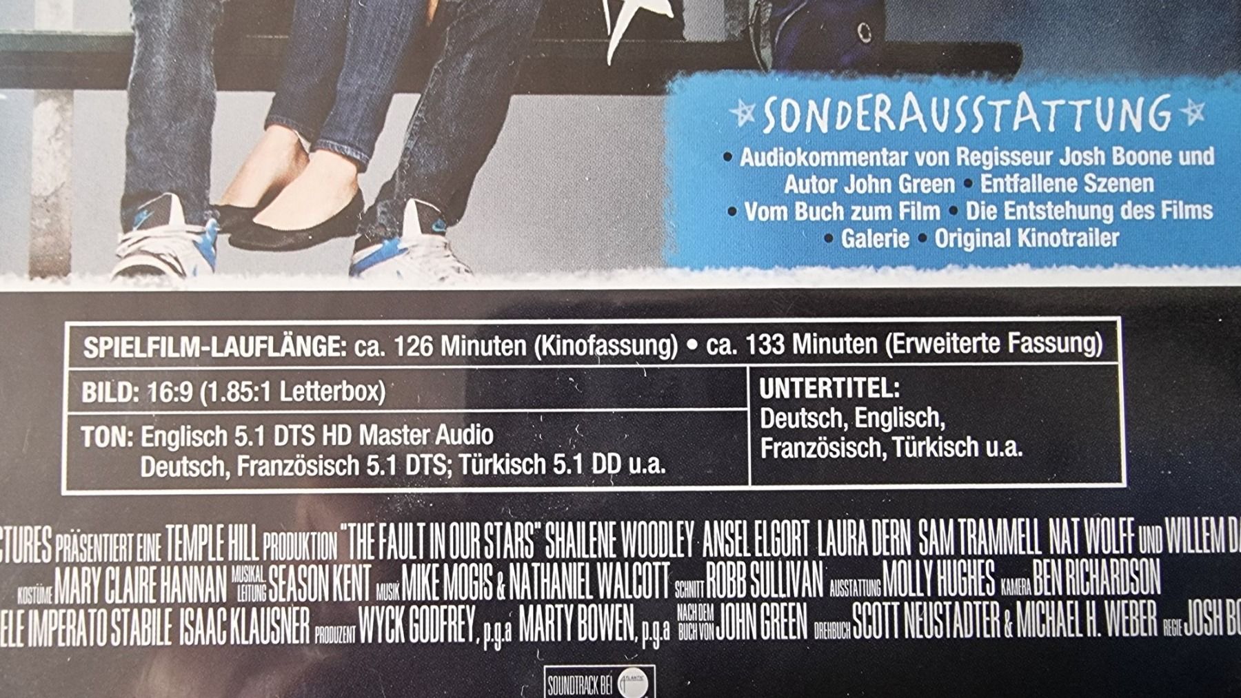Tutti i DVDs: Blu Ray - Das Schicksal ist ein mieser Verräter – Usato da Oetwil am See venduto da fineli2 1