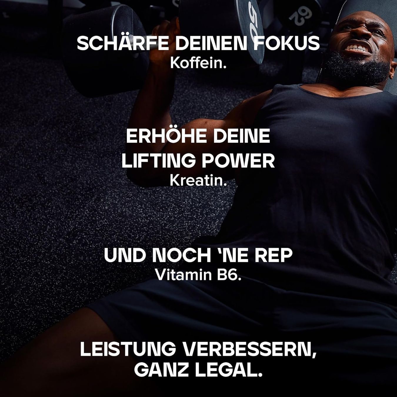 Cibi & Specialità: Pre Workout Booster 200mg Koffein Kreatin – Nuovo e nell'imballaggio originale da Suhr venduto da TradeMasters 1