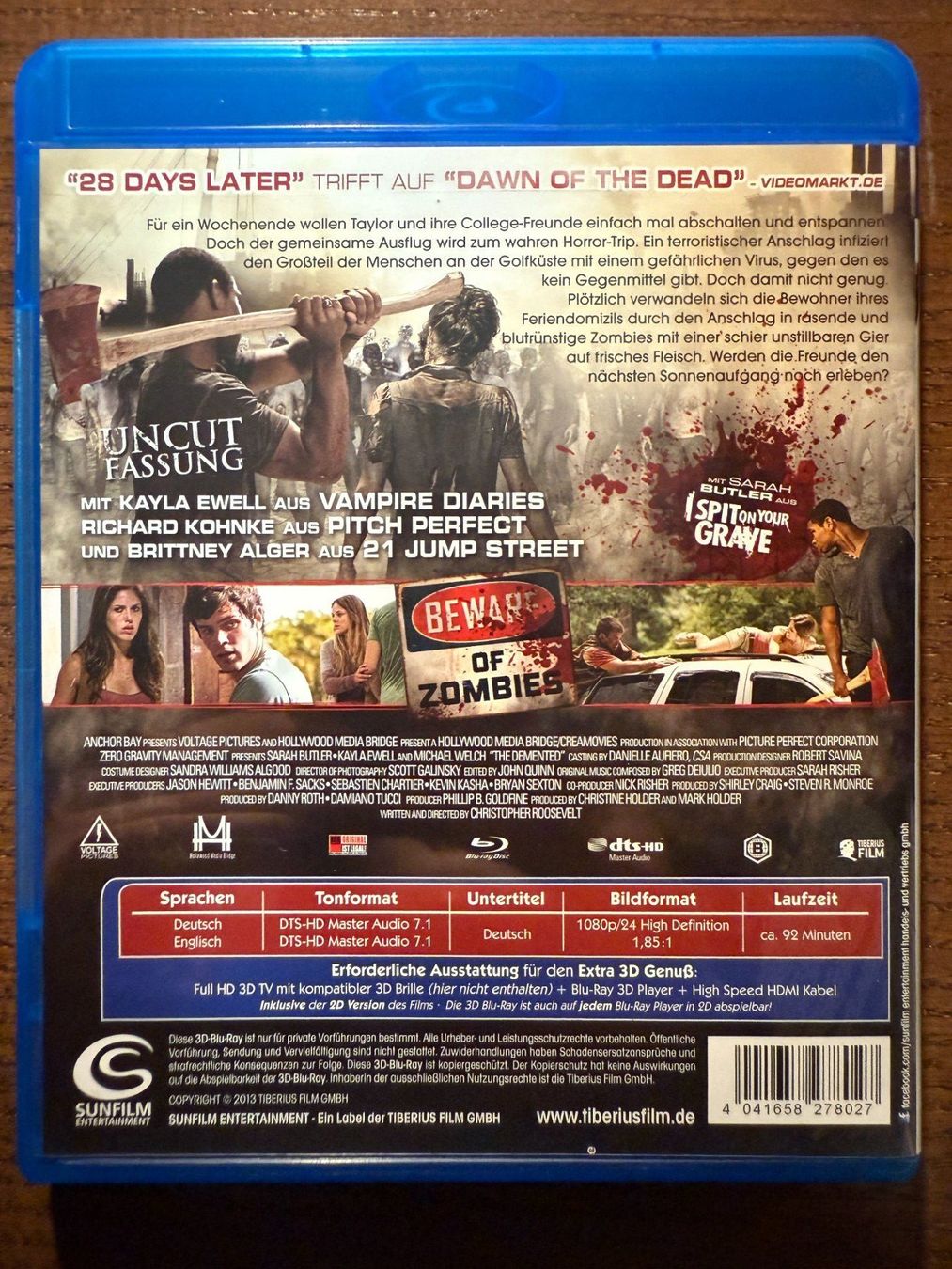 Alle DVDs: Terror Z - Der Tag danach 3D – Gebraucht aus Zürich von Blu-ray_ZH 1