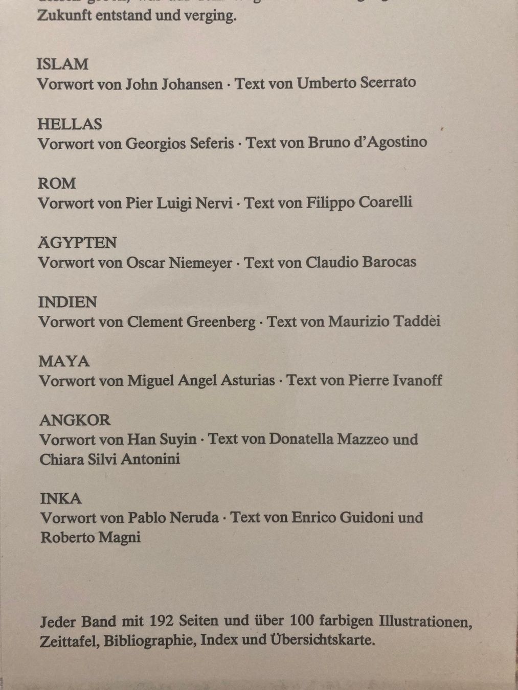 Libri: Monumente grosser Kulturen: Acht Bände – Nuovo (secondo la descrizione) da Thalwil venduto da figueres 9