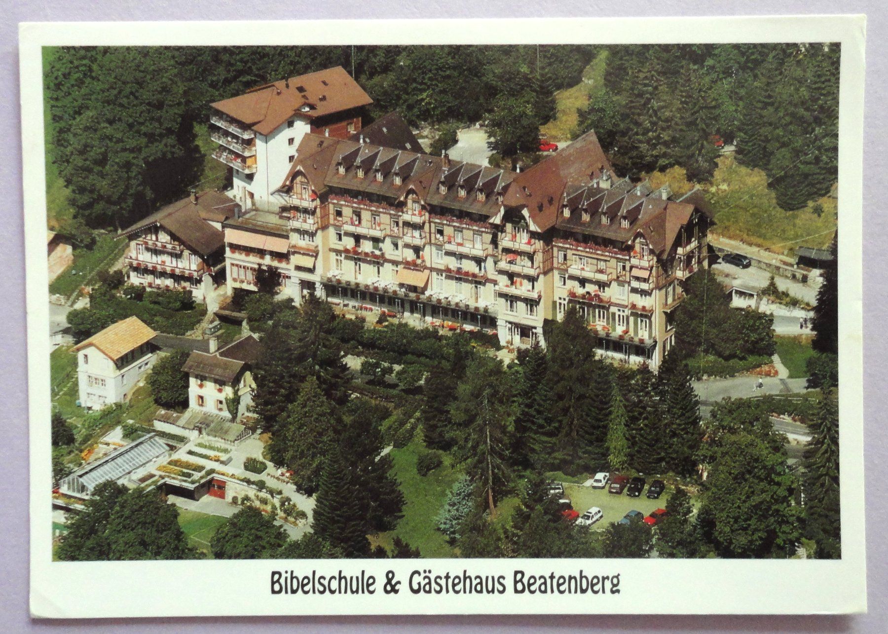 Cartes postales: Biebelschule & Gästehaus, Beatenberg – D'occasion à Fétigny par Billy2miny