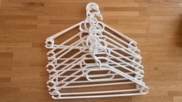 Kleiderbügel 10 Stück weiss - NEU