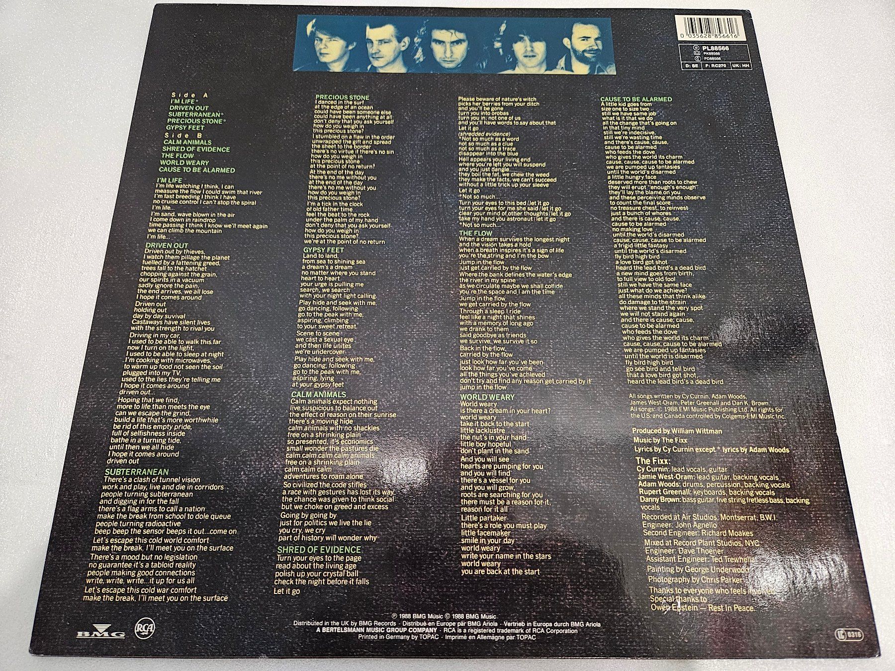 Dischi in vinile: The Fixx – Calm Animals – Usato da Uster venduto da Vinyl-Leidenschaft 1