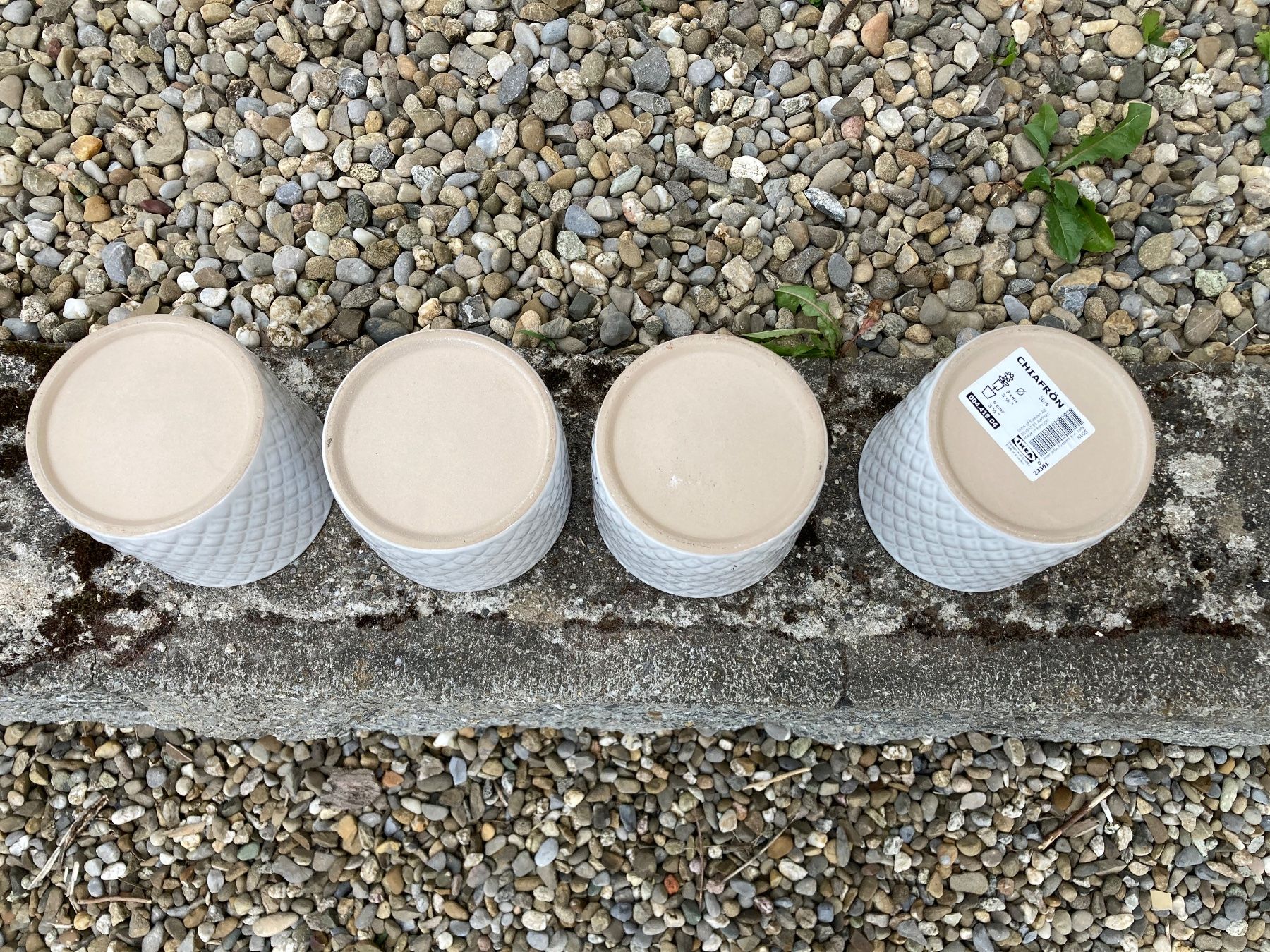 Ikea Vasi per fiori: 4x Übertöpfe Keramik – Usato da Hitzkirch venduto da eve_may 2