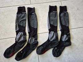 2x FALKE Skisocken, Grösse 39-40