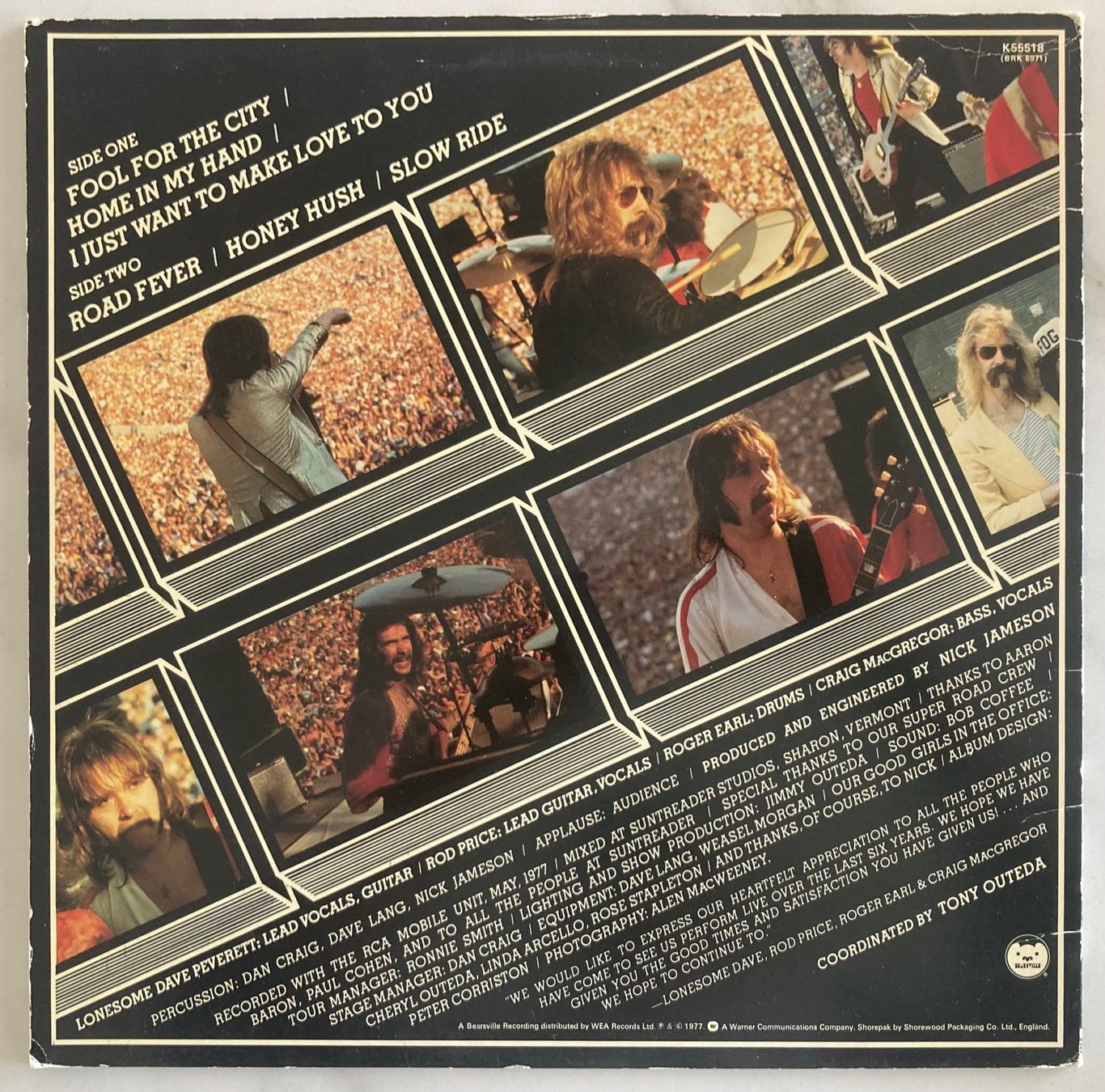 Dischi in vinile: FOGHAT - LIVE – Usato da Poliez-Pittet venduto da Newtown-Records 1