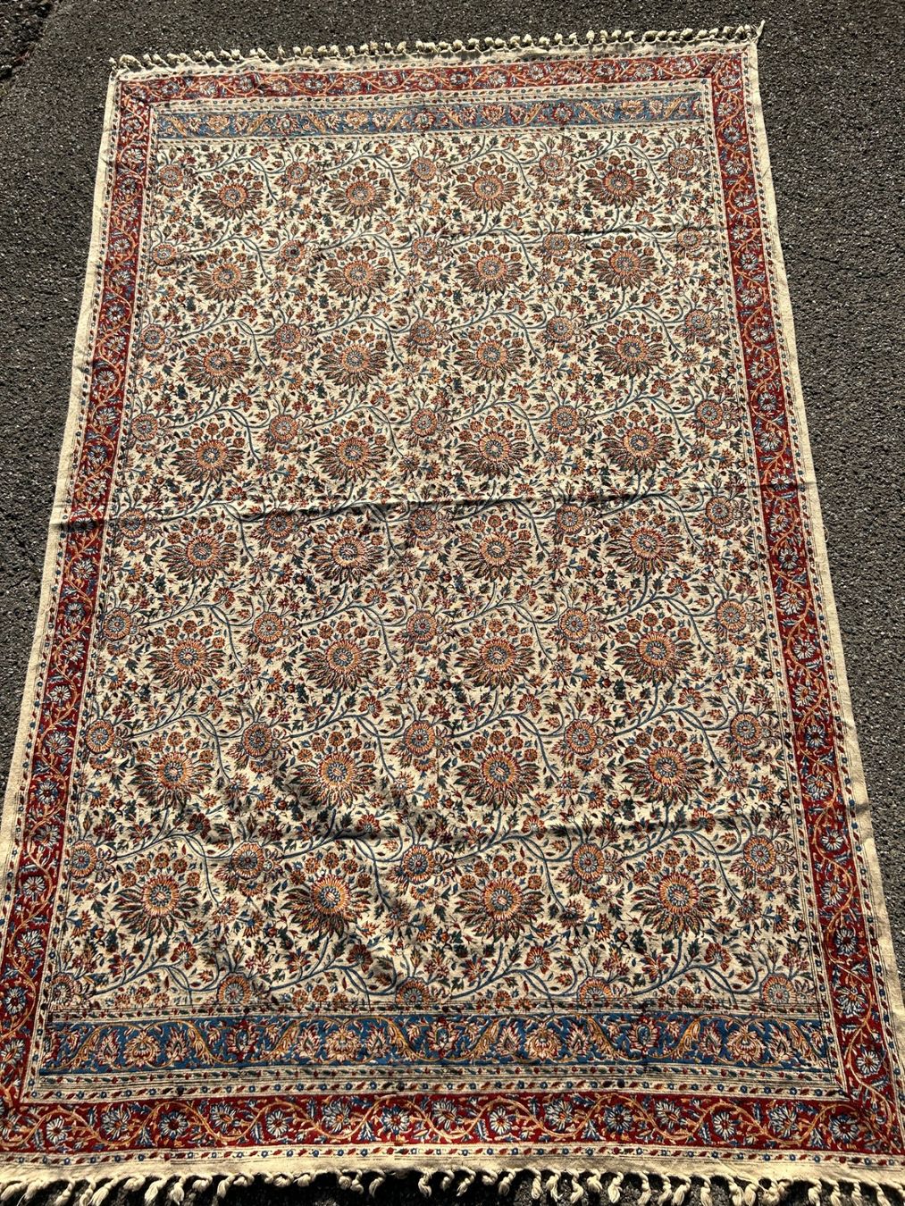 Coperte: Antikes persisches Susani-Textil mit Blumenmuster – Usato da Steinhausen venduto da Super05 2