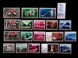 PRO PATRIA TIMBRES NEUFS** 1951-1954 SBK 74.00 / U281