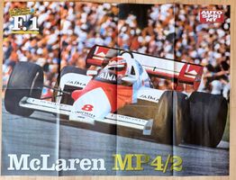 Poster Autosprint McLaren MP 4/2 - (70x54) e (35x54)