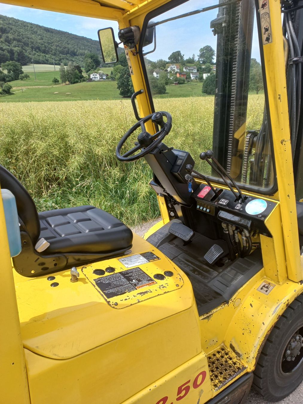 Diesel Carrelli elevatori e a forche: Stapler Dieselstapler Hyster 2,5T Triplex Strassenzulassung – Usato da Dulliken venduto da Classiclerch4657 6
