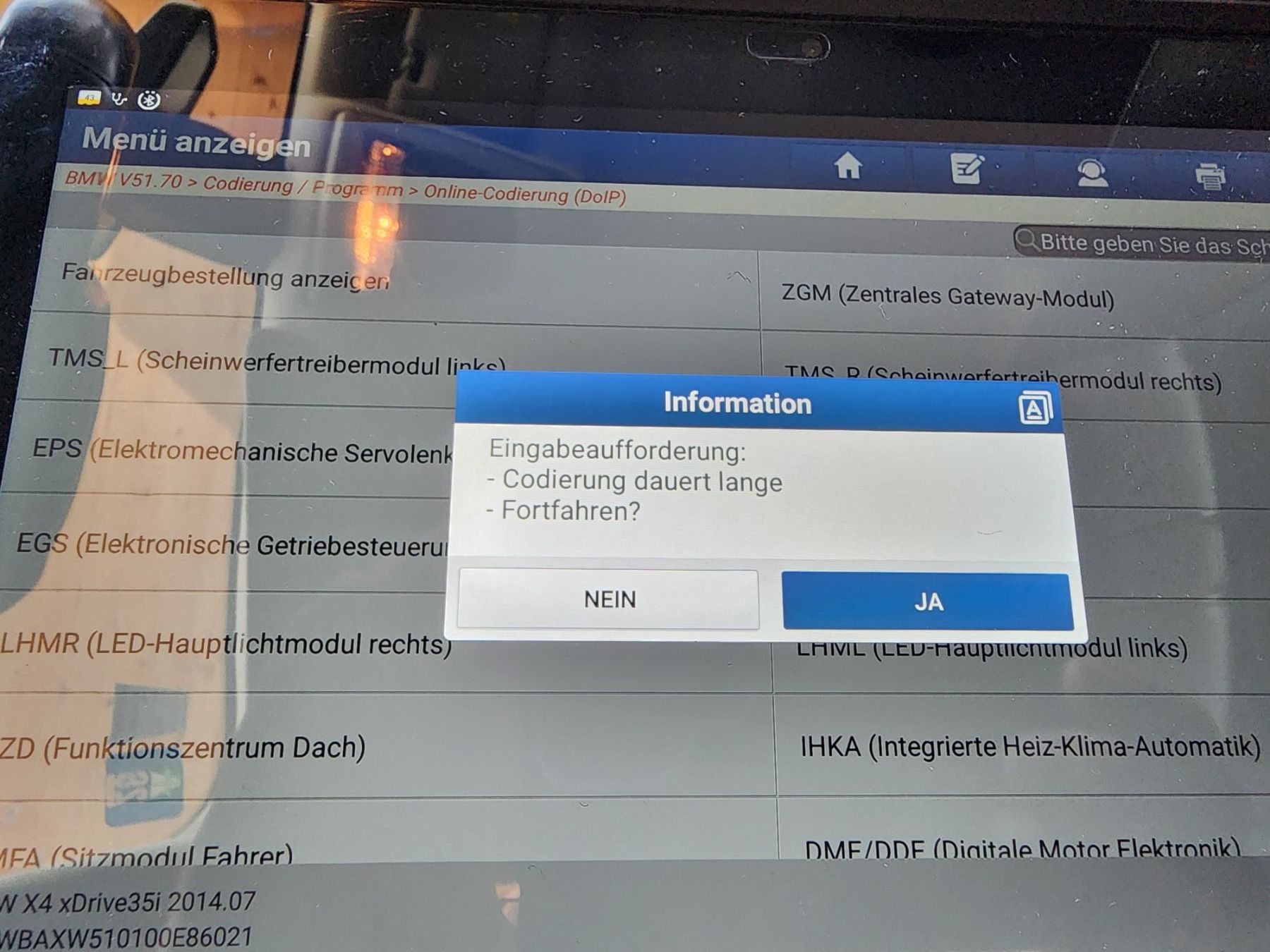 Launch Tutti gli attrezzi: Launsch X-431 PAD 3 Diagnosegerät mit Key Programmierung – Usato da Domat Ems venduto da Ot5110 9