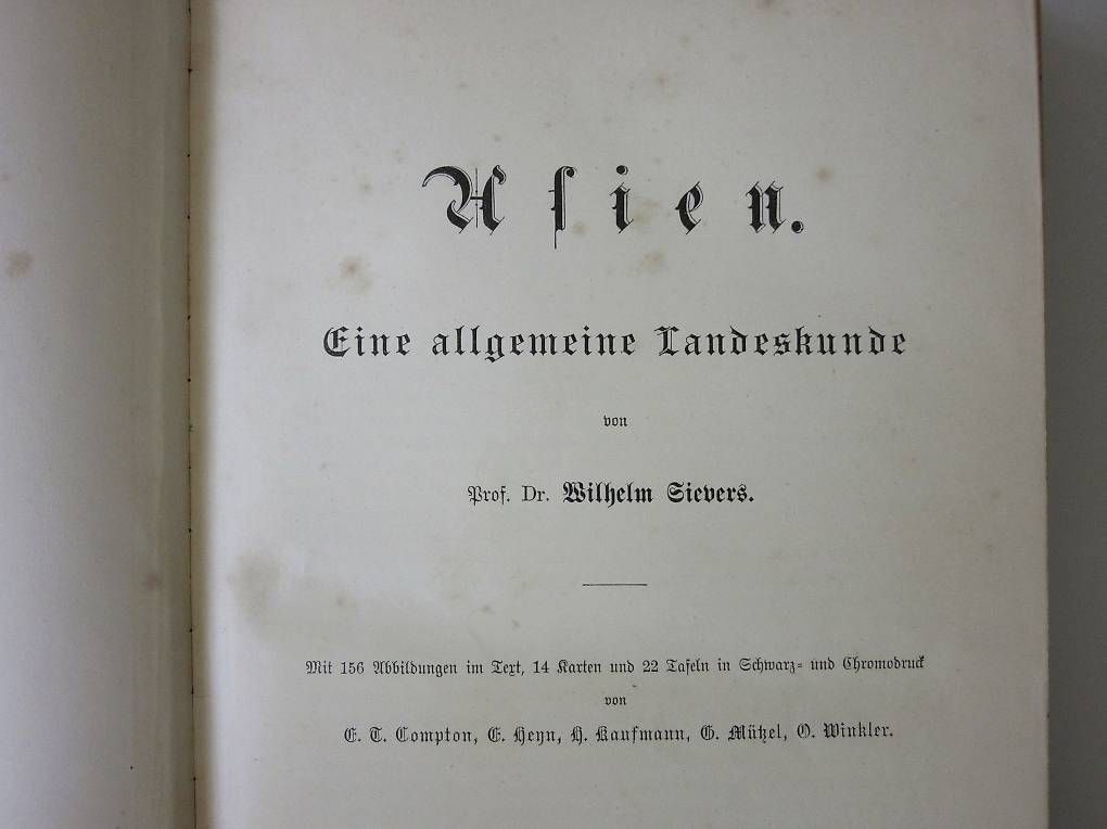 Libri: Asien, Eine allgemeine Landeskunde – Usato da Chernex venduto da Nouveaunom