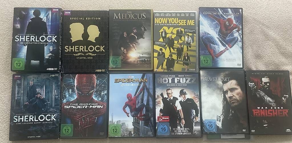 Tutti i DVDs: DVD Sammlung Sherlock  – Usato da Arnegg venduto da Marcov8563