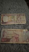 Malta 2 Lira Banknoten 2 Stueck 1987 gebraucht
