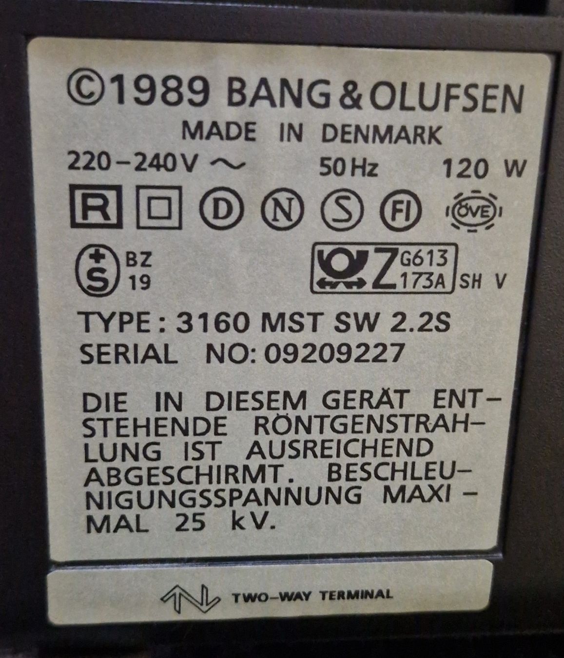 Appareils TV: Bang & Olufsen MX 3500  – D'occasion à Villars-sur-Glâne par MrLobTec 3