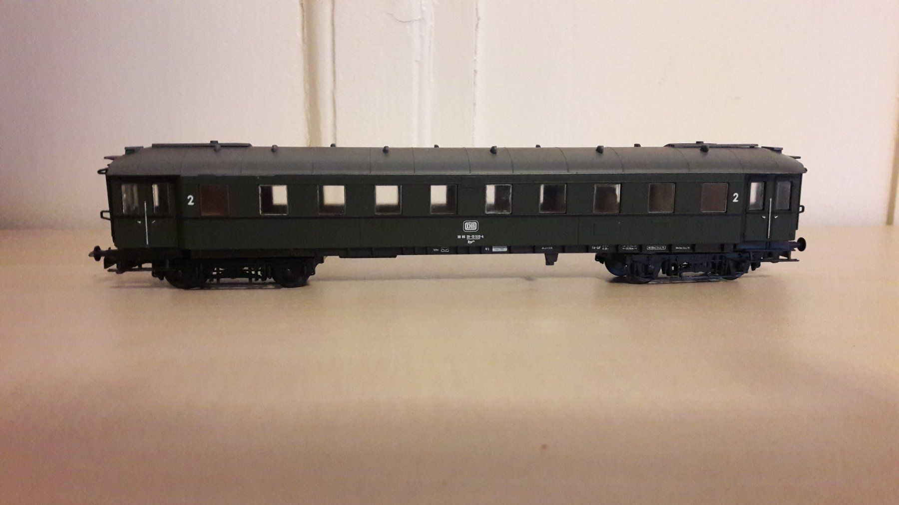 Liliput Modelleisenbahnen: Liliput HO DC : DB voiture "Bye" de 2ème classe – Gebraucht aus Buttes von Cafe2005 3