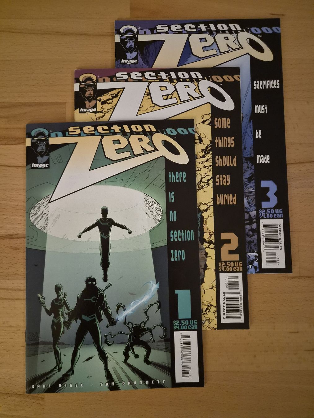Comics: Section Zero #1-3 (IMAGE) – Gebraucht aus Biel/Bienne von collector_comics
