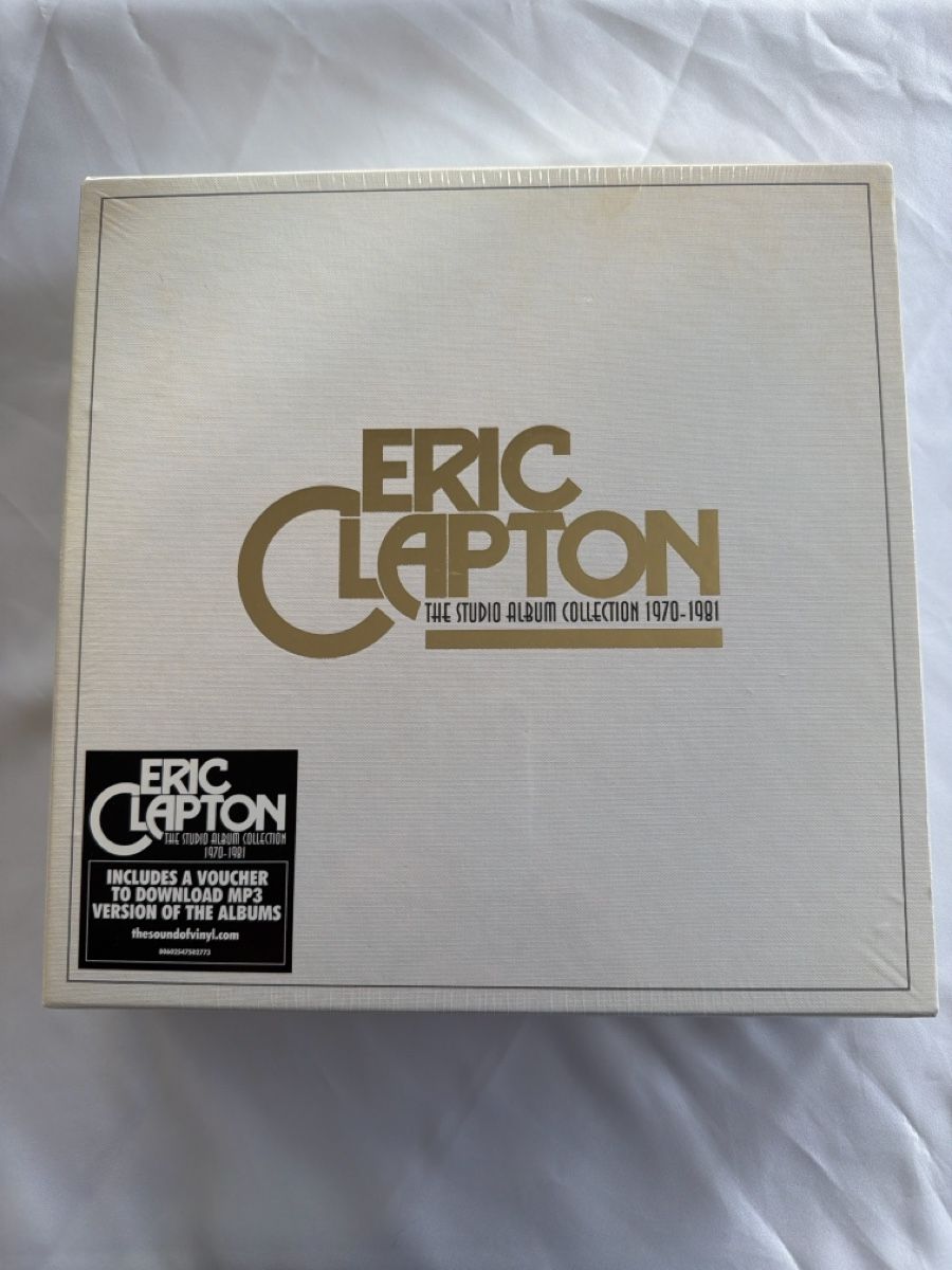 Dischi in vinile: Eric Clapton - Studio Collection 1970-1981 - Vinyl Box, OVP – Nuovo e nell'imballaggio originale da Schaffhausen venduto da Sonne25