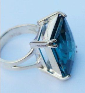 Ringe: Ring mit blauem Topas Grösse 54 – Neu (gemäss Beschreibung) aus Zürich von benedikt12 8