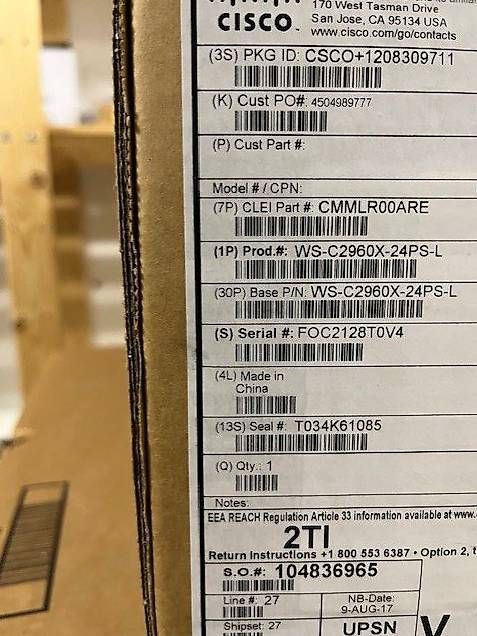 Hubs & Switches: Switch Cisco – Neuf avec emballage d'origine à Pregassona par mir_t75w
