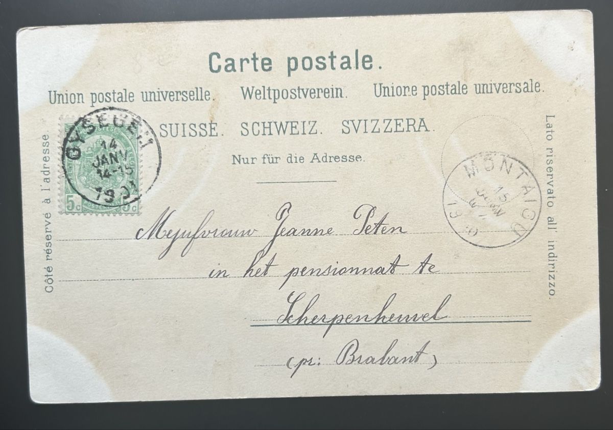 Cartoline postali: Gruss aus Gersau Litho  – Usato da Horw venduto da Tellbub 1