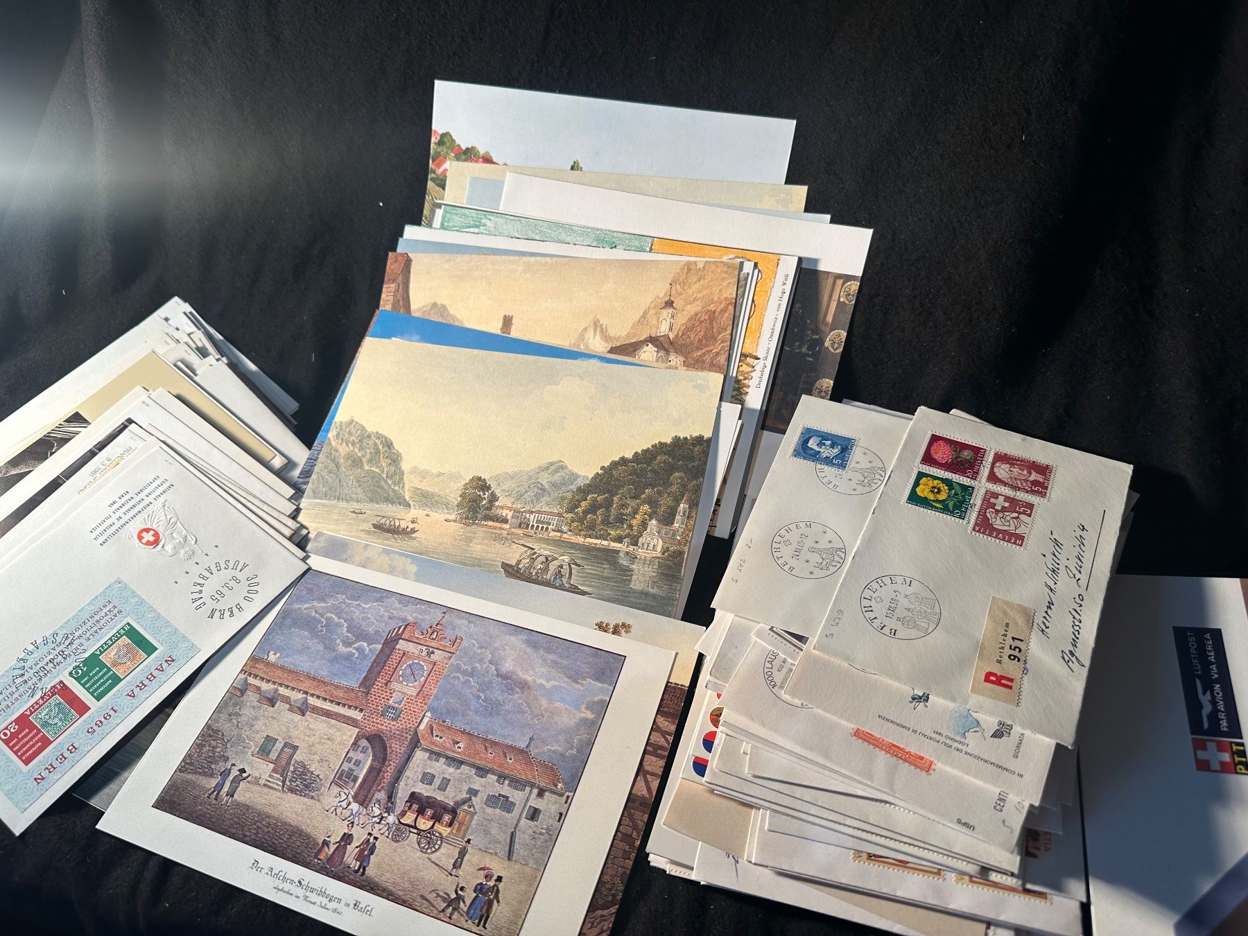 Tous les timbres: Sammlung Briefe Karten Maximumkarten Sonderbriefe FDC usw. – D'occasion à Stettfurt par 2442 4