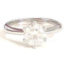 1.09ct. Diamant-Solitärring, 750 Weissgold: E/SI, 11.900 CHF