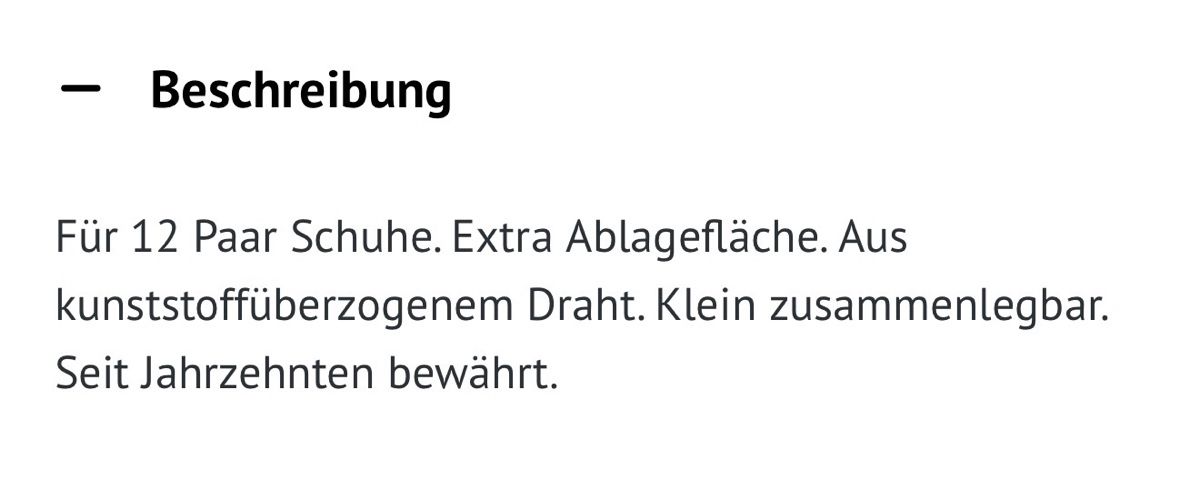 Regale: Schuhgestell Camping – Neu (gemäss Beschreibung) aus Möhlin von Palessandro91 2