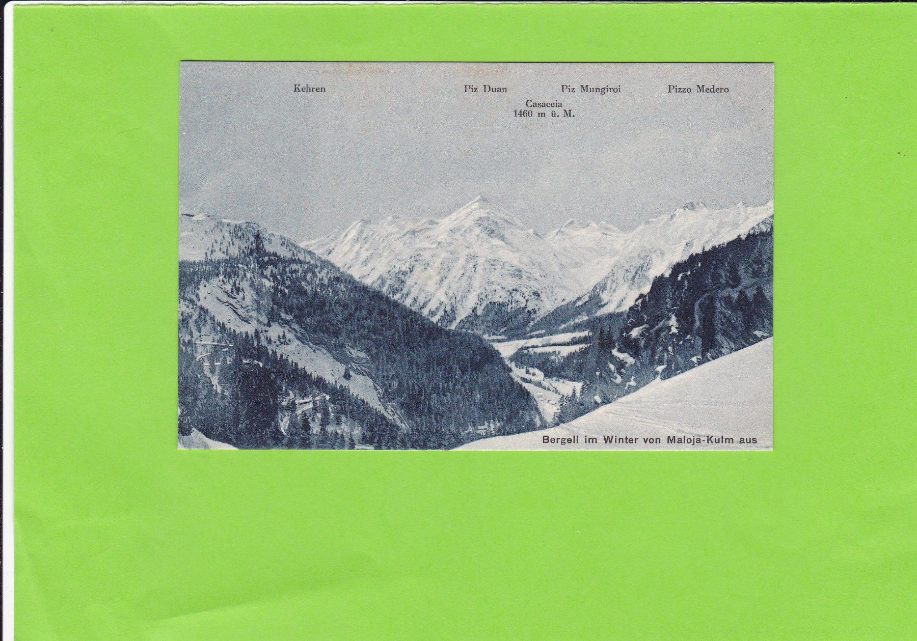Cartes postales: Bergell im Winter – D'occasion à St. Peterzell par neckertal