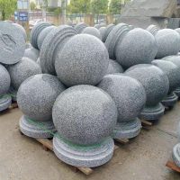 Strassenrandstein-Parkbarriere Granitkugel Durchmesser 50 cm