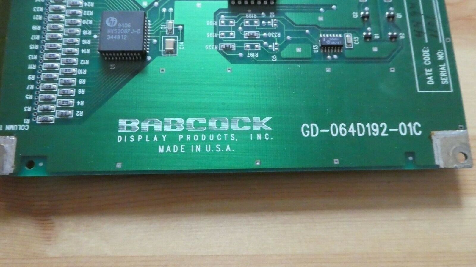 Flipper: DMD 192x64 teildefekt – Difettoso da Lausen venduto da Vectrex1 1