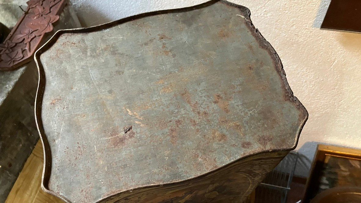 Barattoli: Boite ancienne Blechdose antik Dose – Usato da St-Cierges venduto da LeRegain 7