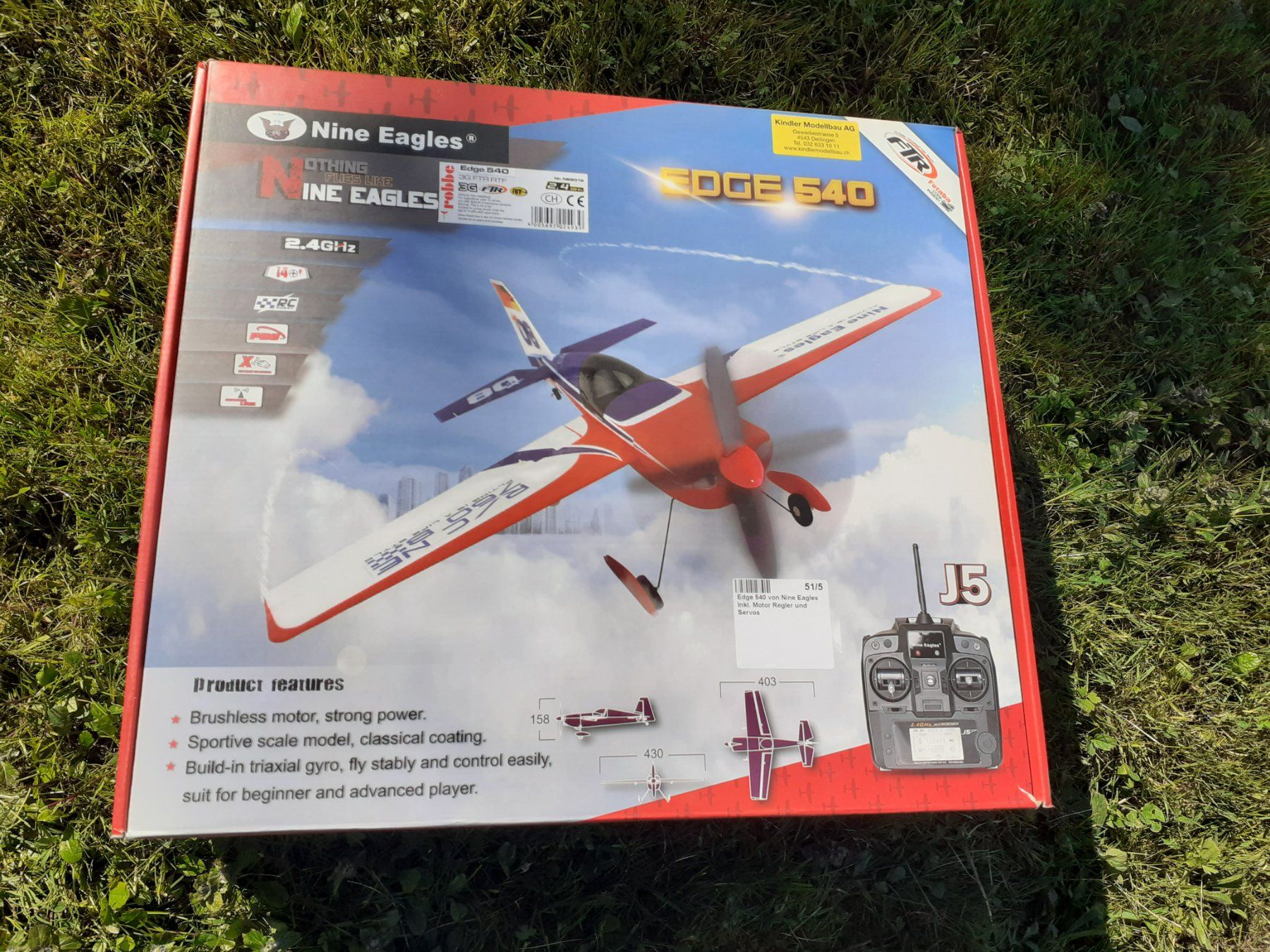 Modellismo RC: Edge 540 von Nine Eagles – Usato da Spiez venduto da Harrier 2