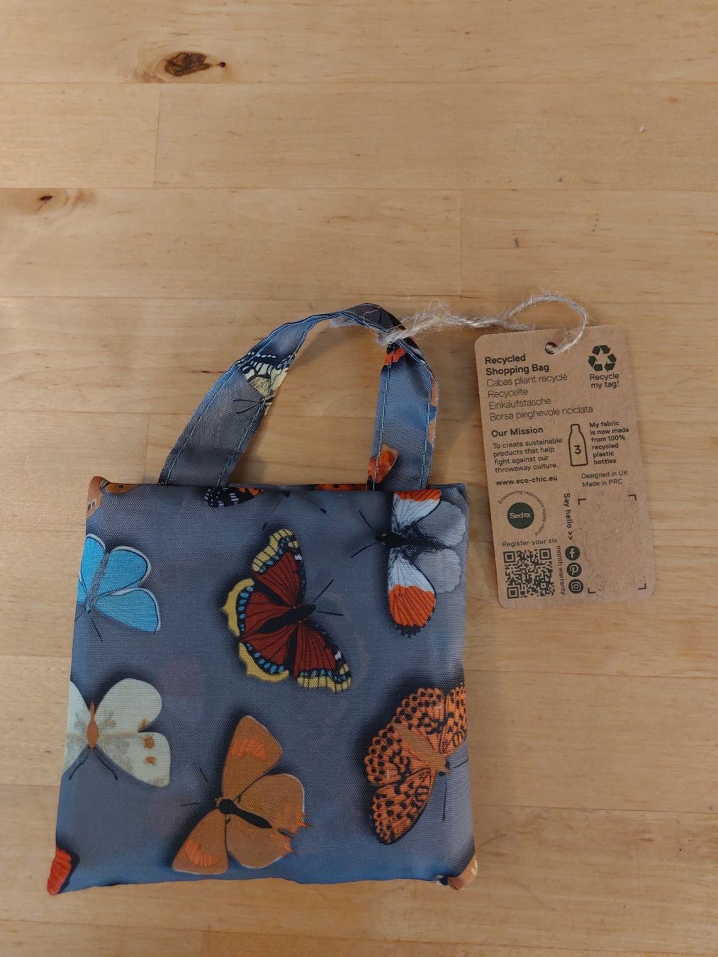 Borse: ECO CHIC Einkaufstasche Schmetterlinge 56x38x10cm – Nuovo (secondo la descrizione) da Winterthur venduto da Simii9 1