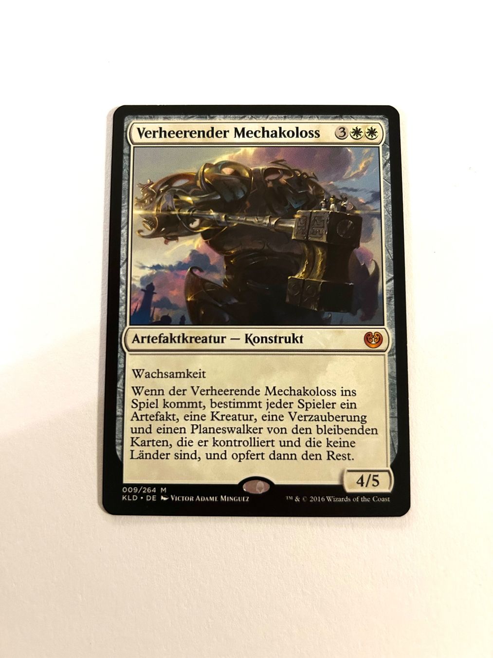 Magic The Gathering Carte collezionabili: MTG - Verheerender Mechakoloss - Kaladesh - DE – Usato da Wangen an der Aare venduto da SG94