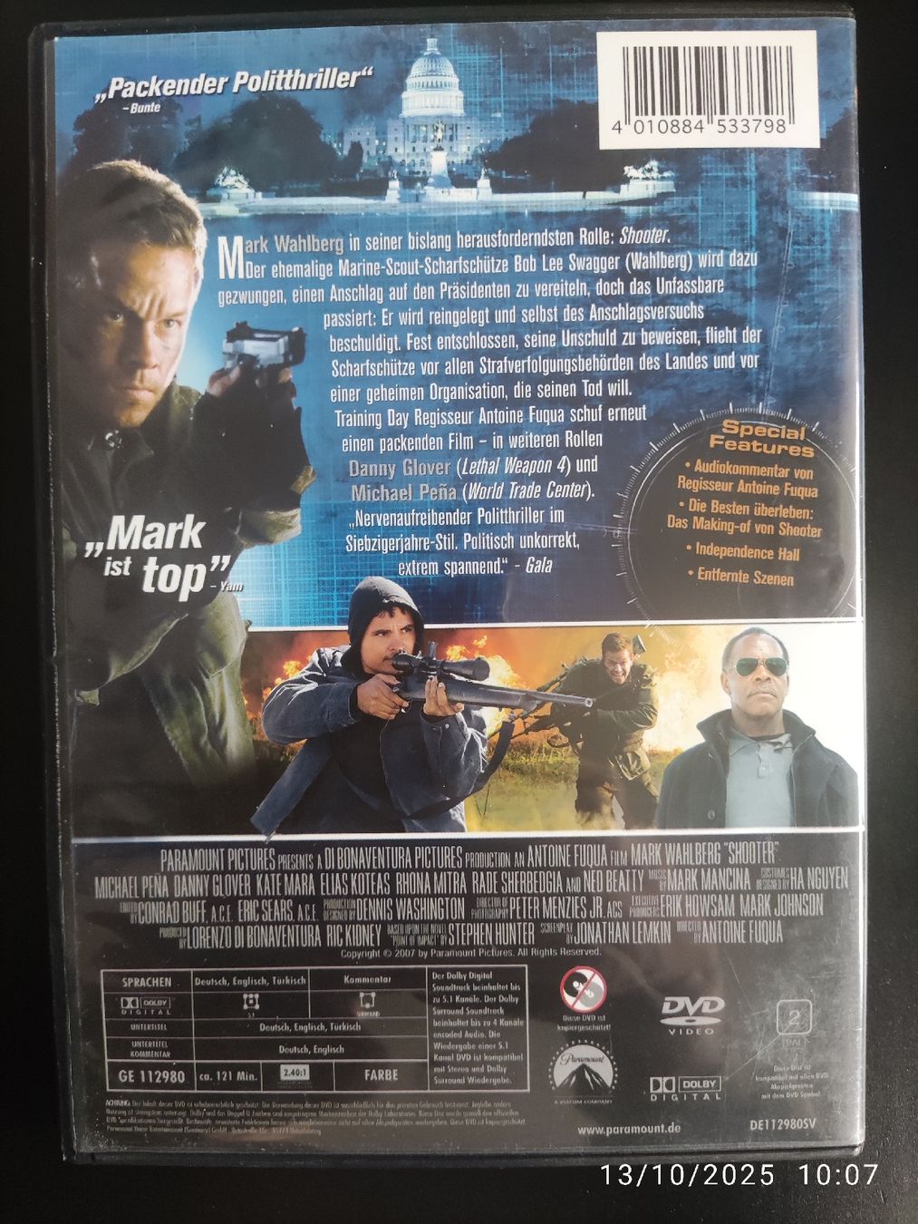 Tous les DVDs: Shooter – D'occasion à Basel par Alacant 1