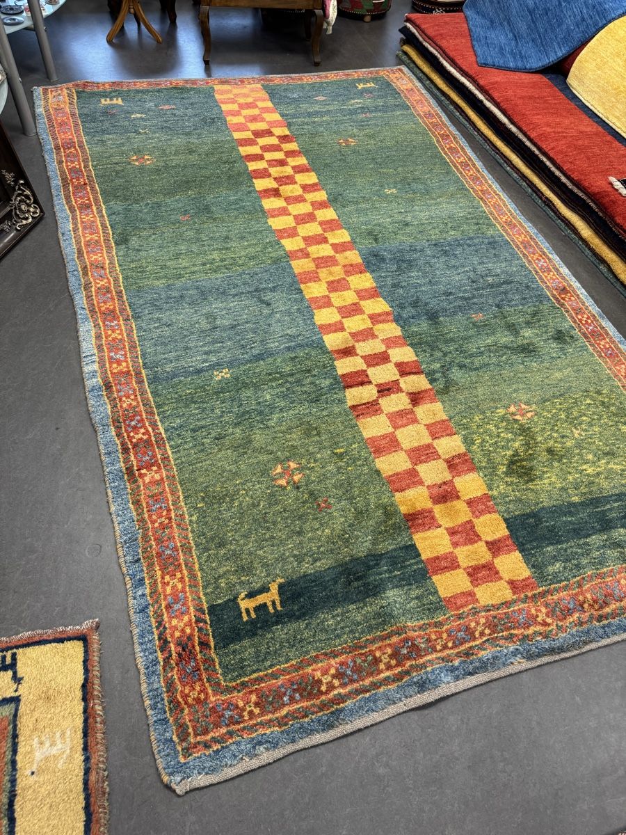Tappeti: Gabbeh grün – Nuovo (secondo la descrizione) da Liestal venduto da galerie_nategh
