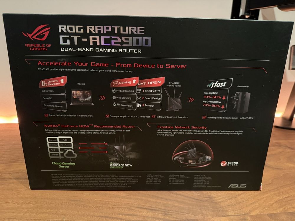 ASUS ROG Rapture GT-AC2900 Gaming Router (Neu (gemäss Beschreibung)) in ...