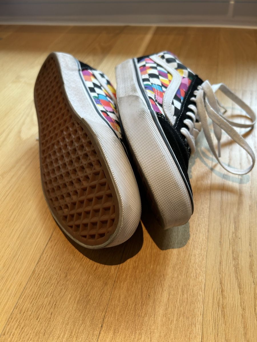 Vans Scarpe da uomo: Vans old skool floral checker sneaker, Grösse 38 – Usato da Bern venduto da Ilikebluegems 6