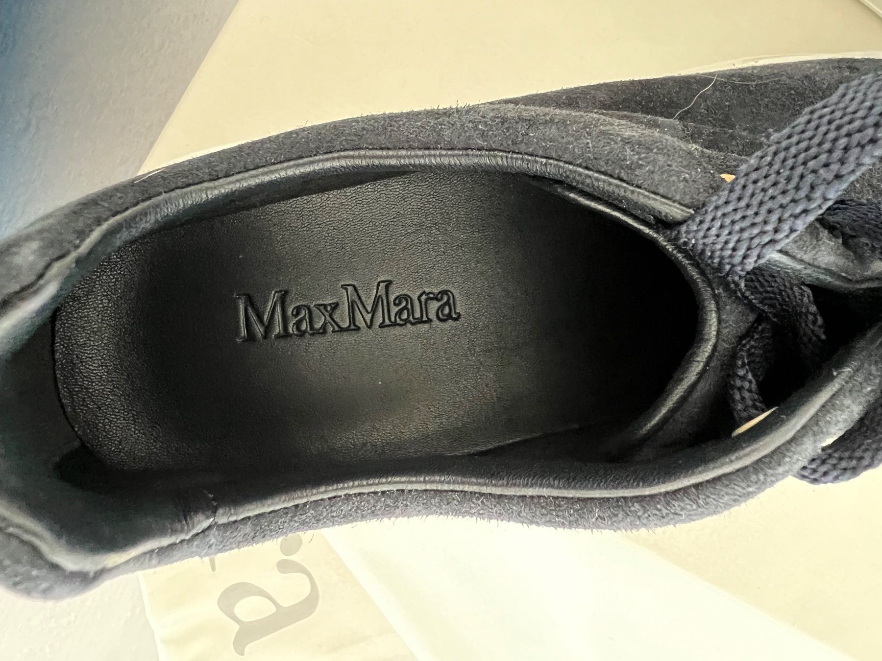 Max Mara Scarpe da donna: sneakers MAX MARA dark blue suede 36.5 – Nuovo e nell'imballaggio originale da RICHTERSWIL venduto da mftjt63 5