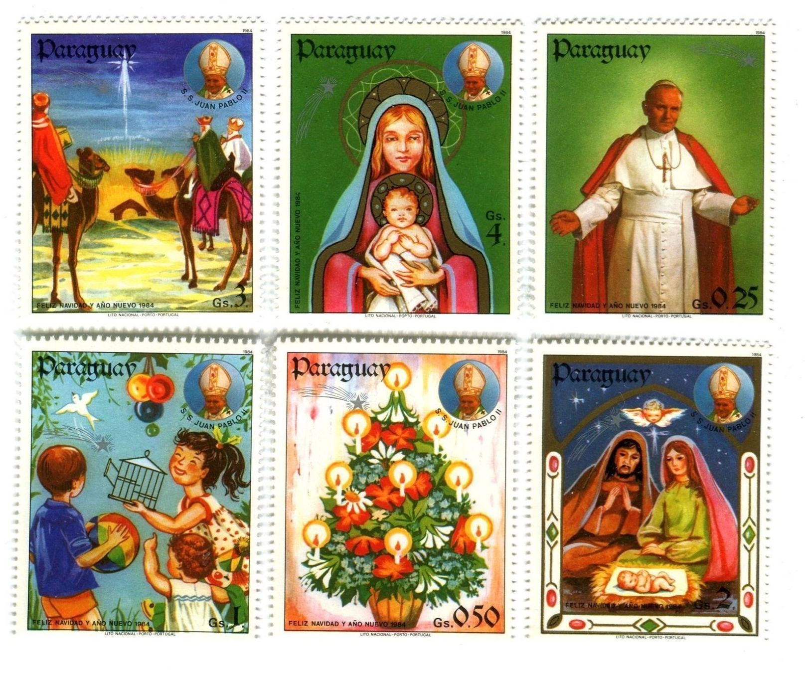Alle Briefmarken: Briefmarken "Weihnachten". Paraguay. – Neu und originalverpackt aus Basel von Butsch5