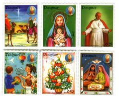 Briefmarken "Weihnachten". Paraguay.