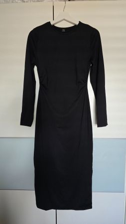 🆕️ Kleid mit seitlicher Raffung - Petite M - schwarz