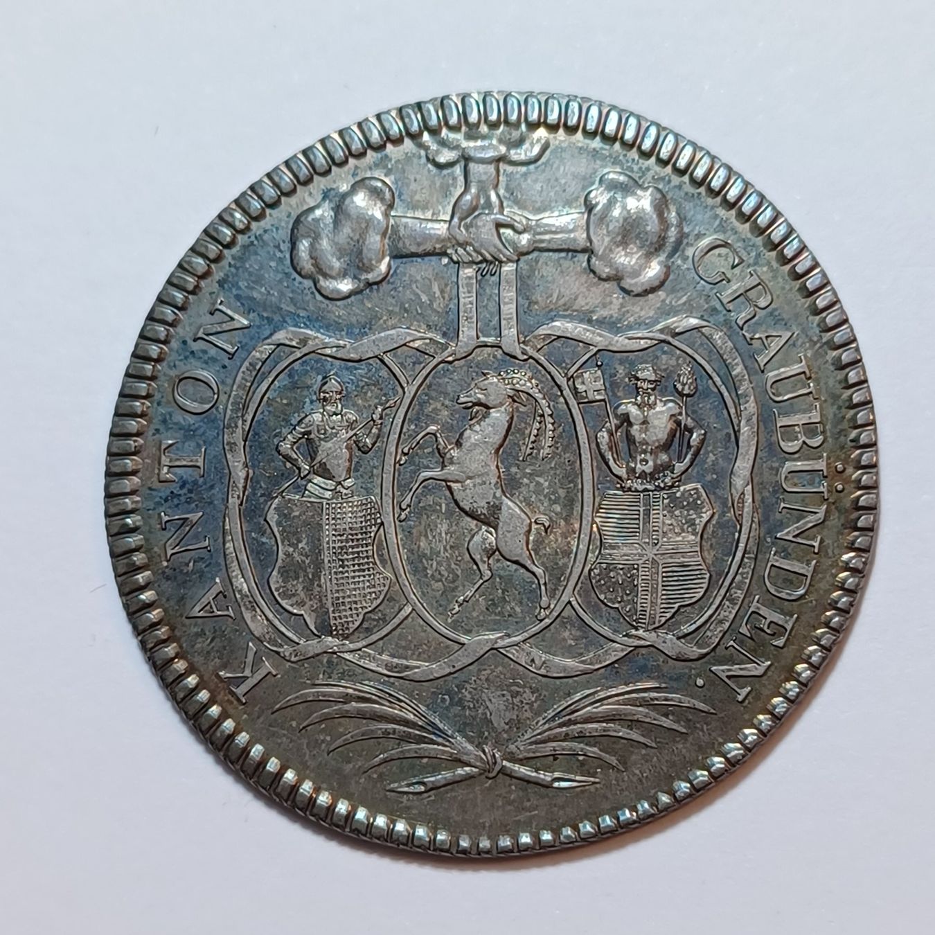 Tutti le monete: 10 Batzen 1825 Graubünden – Usato da Pfäffikon ZH venduto da Schweizer_Muenzen 1