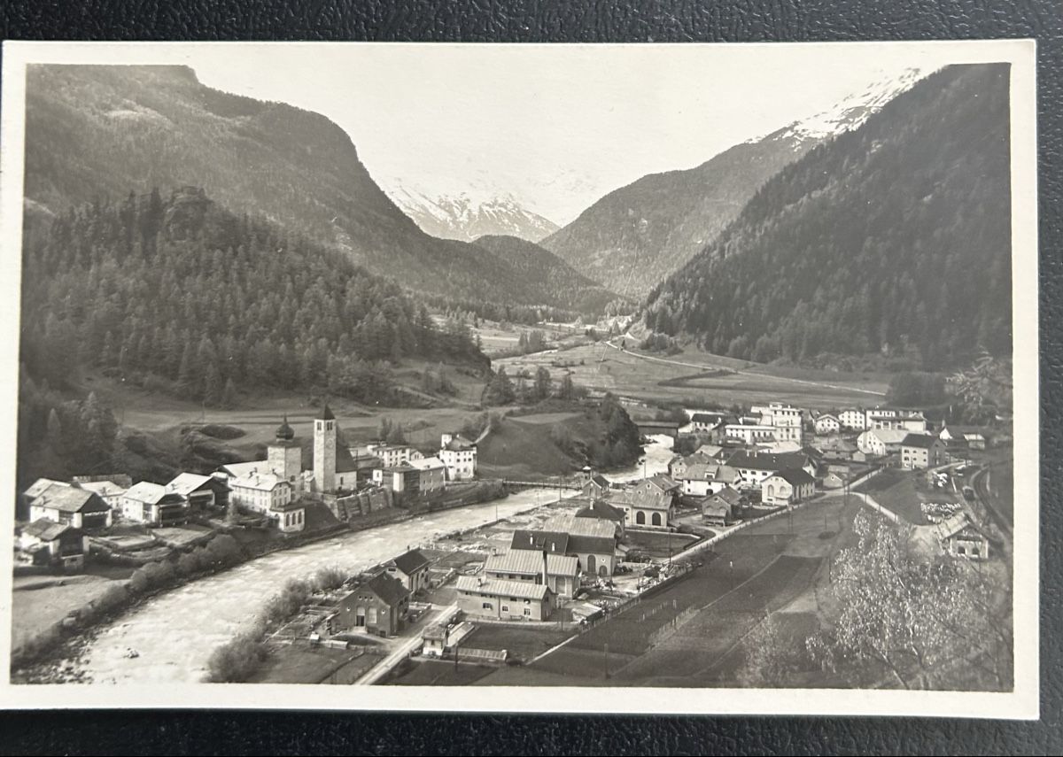 Ansichtskarten: Fotokarte Süs im Engadin  – Gebraucht aus Horw von Tellbub