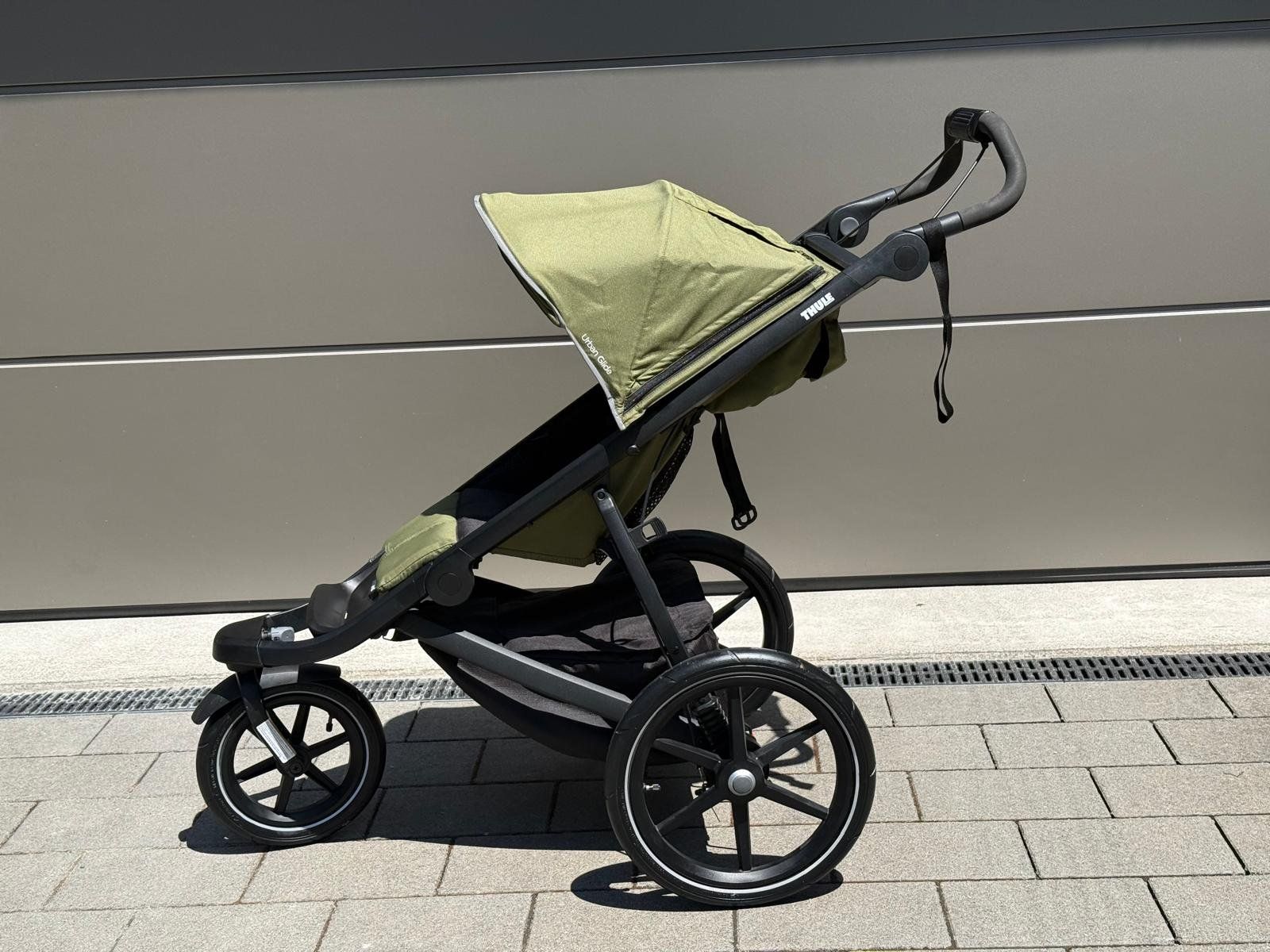 Thule Carrozzine: Thule Urban Glide 2, grün – Usato da Goldau venduto da simona.dettling