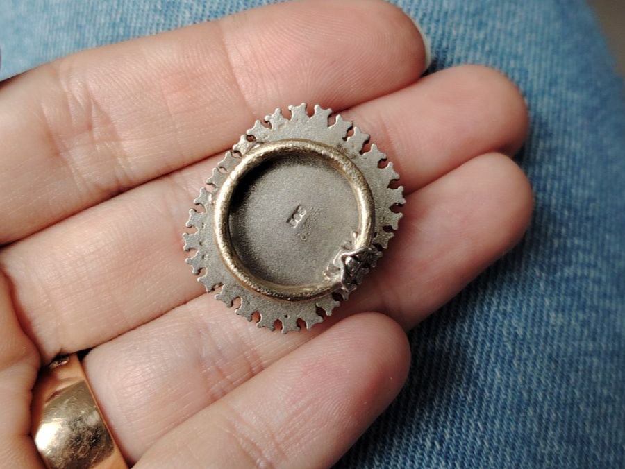 Spille & Fermagli: Antike Tuch Brosche mit Opal & Diamanten – Usato da Menziken venduto da Atelier_Bruendler 2