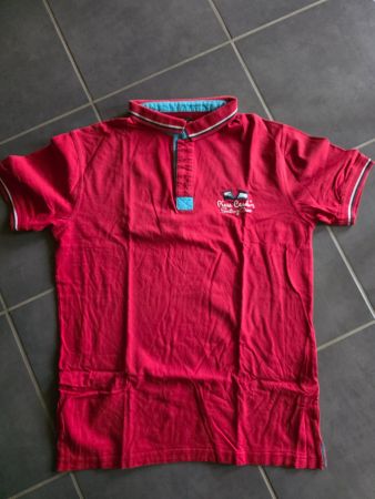 Pierre Cardin Sport Polo Shirt rot Grösse XL Sailing Crew